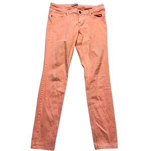 Express Jeans Jean Leggings Womens 8‎ Coral Pink Stella Regular Low Rise Stretch